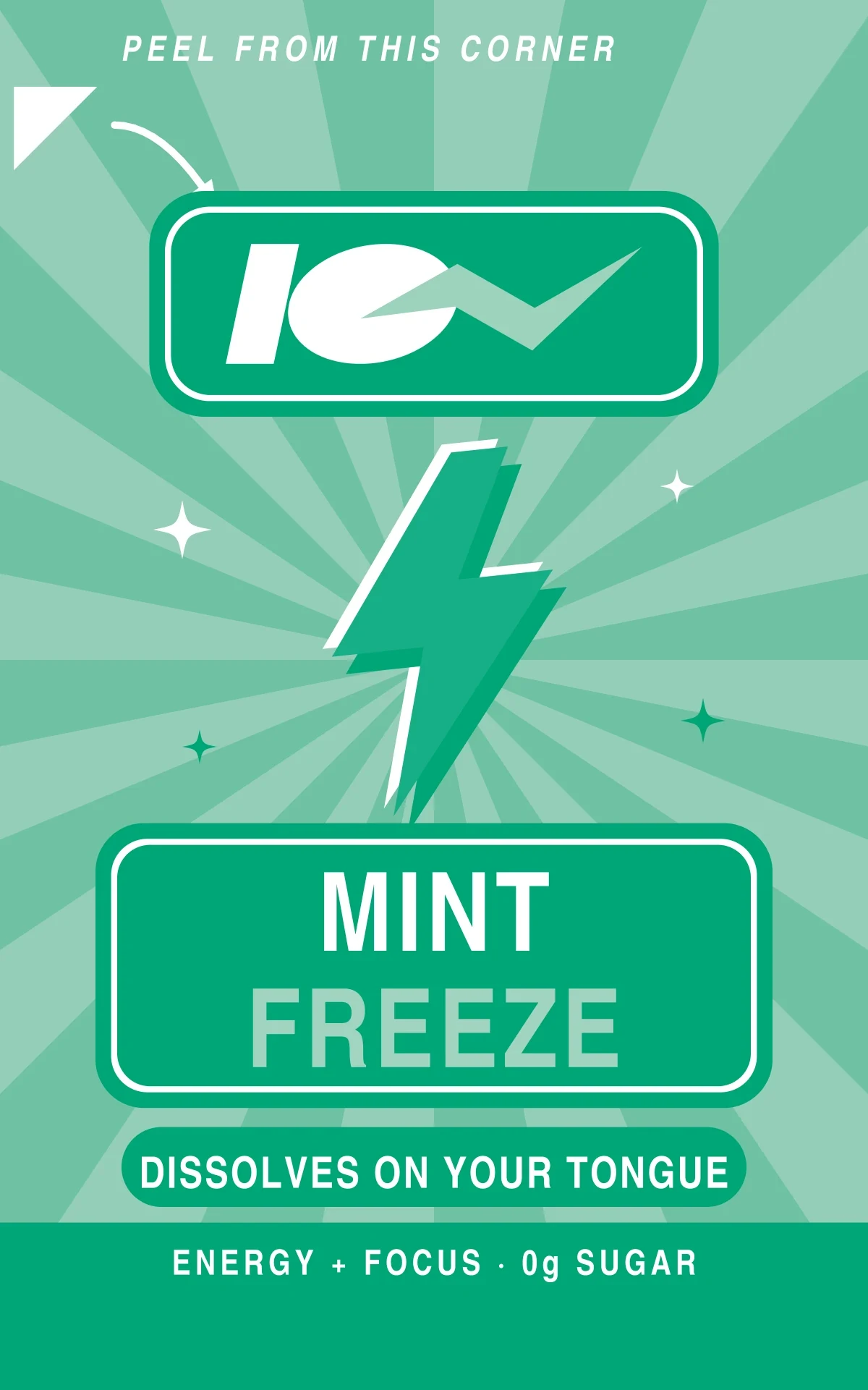 Mint Freeze strip pouch