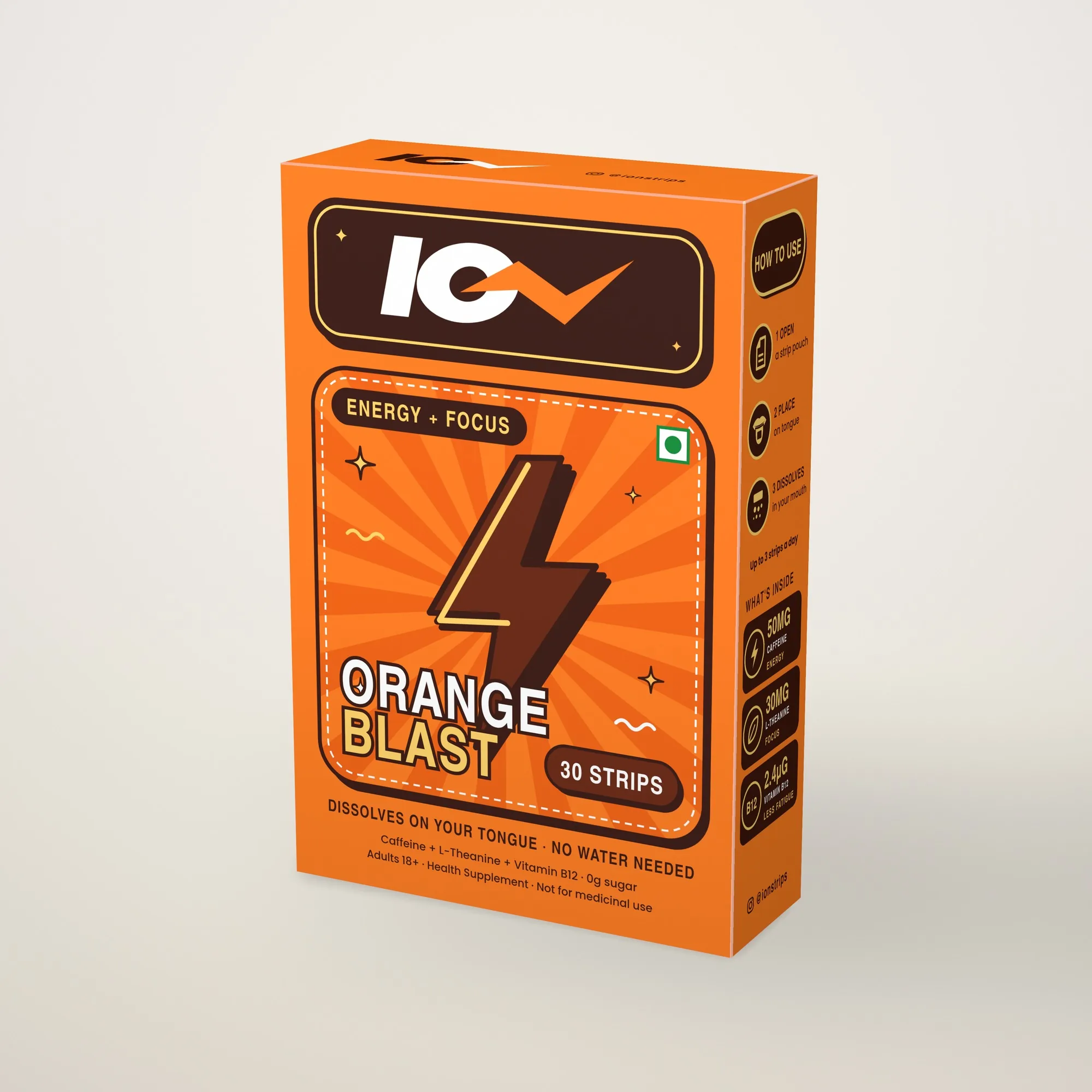 ION Orange Blast box