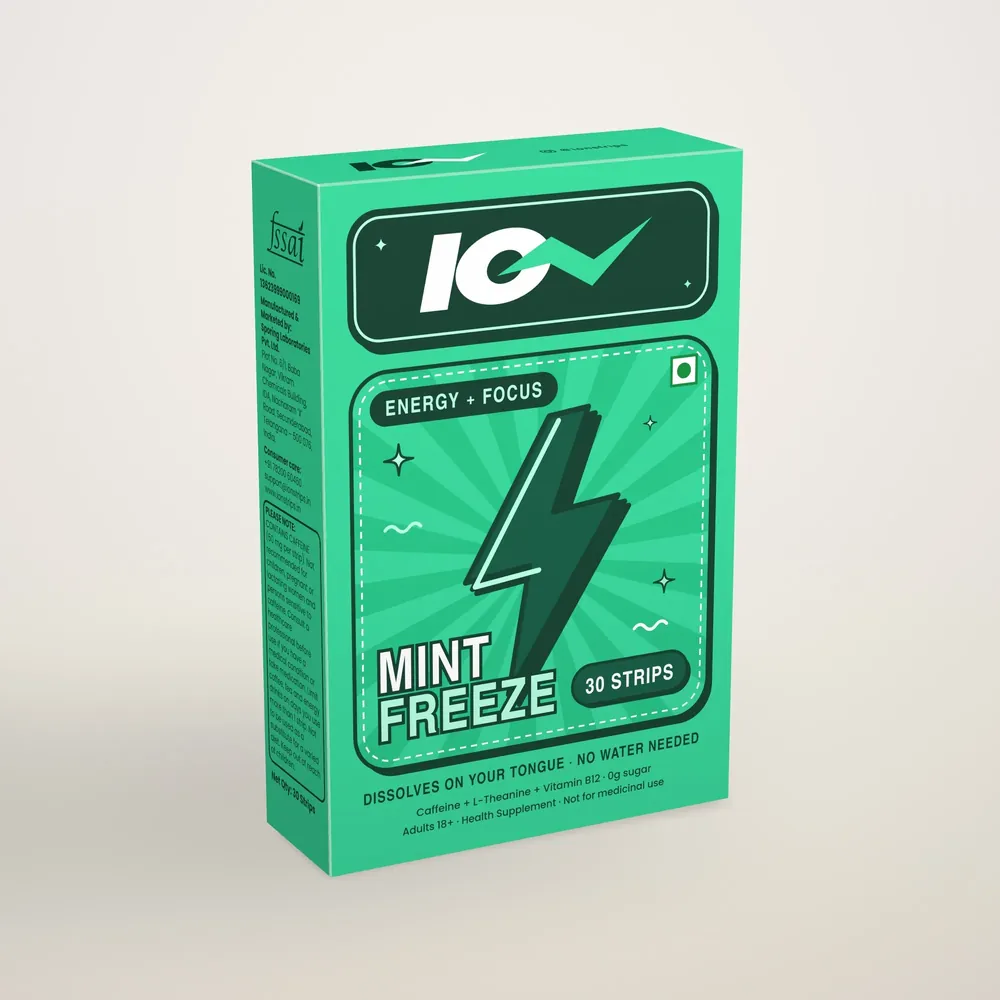 ION Mint Freeze box seen from the left