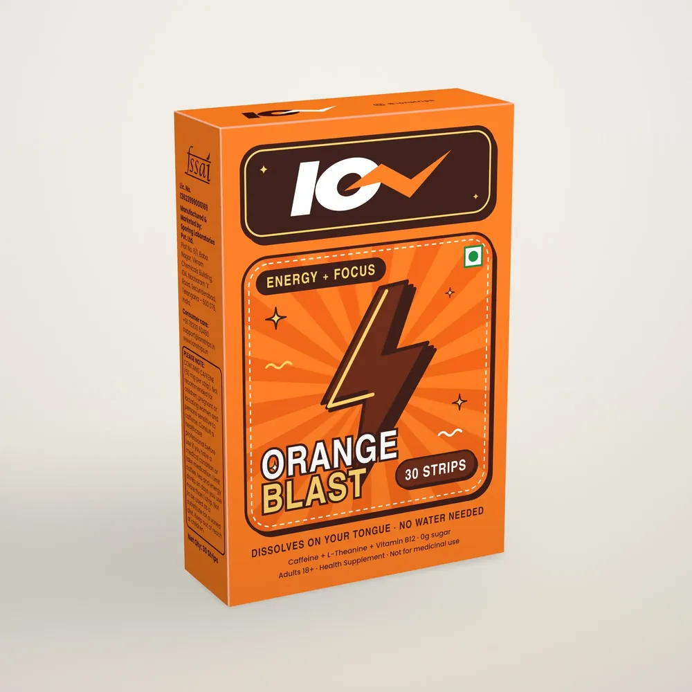 ION Orange Blast box seen from the left